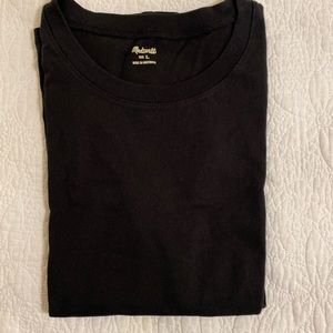 Madewell Northside Tee t-shirt size Large L Black, Great Condition!